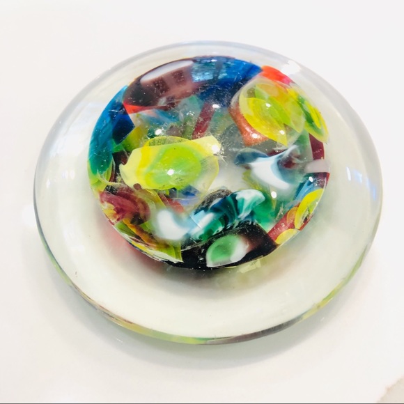Murano Other - Vtg Murano Art Glass Paperweight